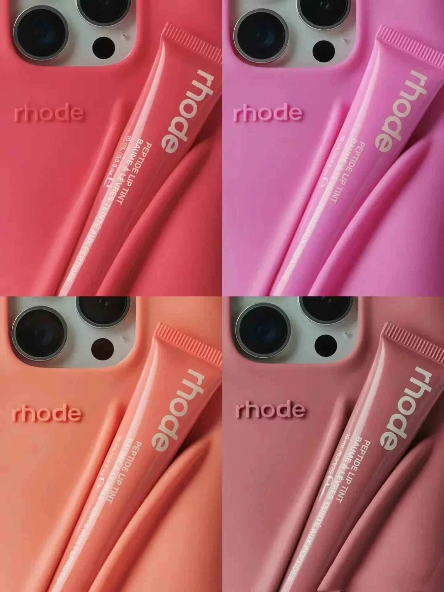 Rhode phone hoes met lipstift houder